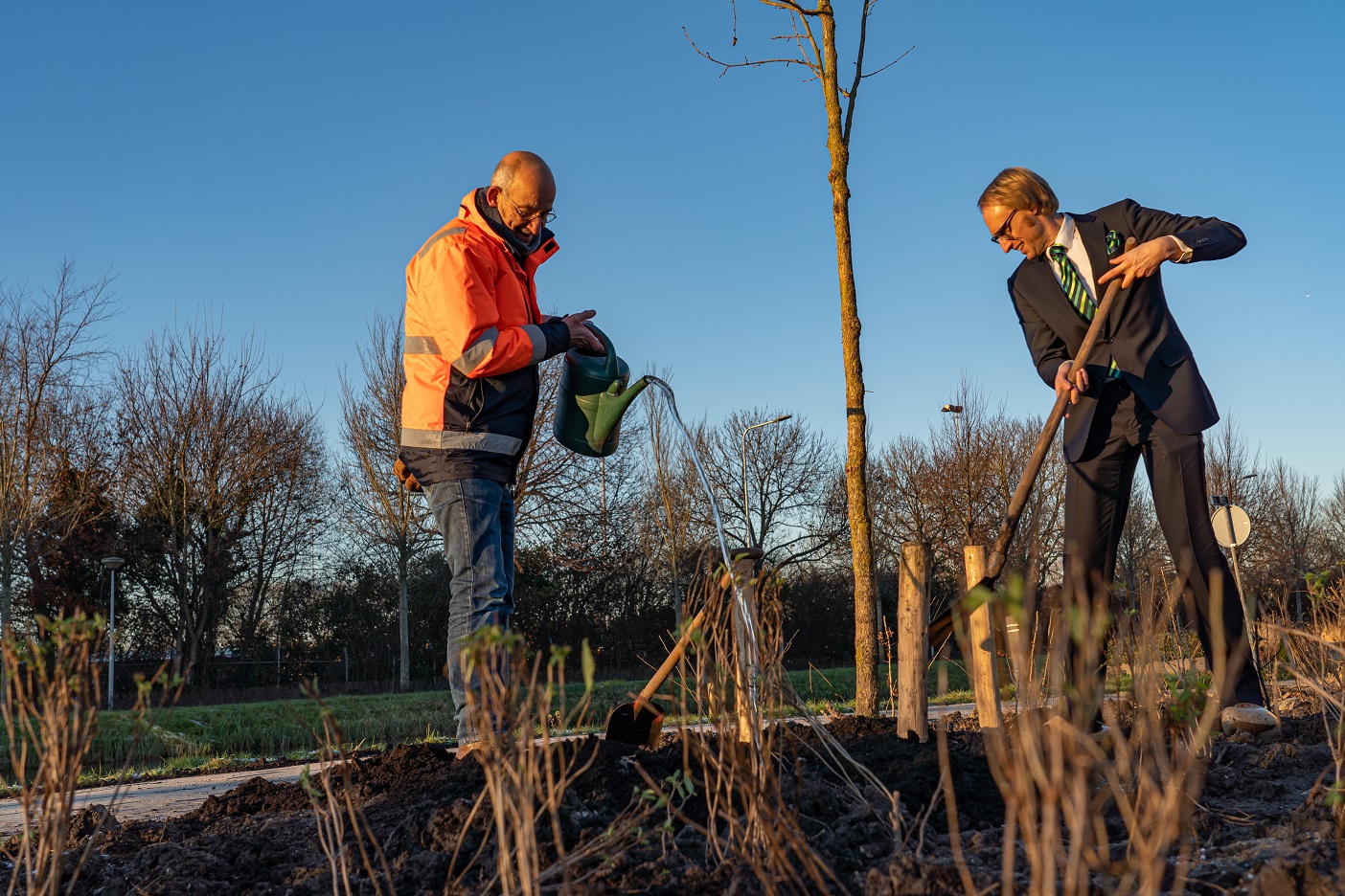 Lees meer over het artikel Nieuwe waterverbinding langs Broekveldselaan afgerond