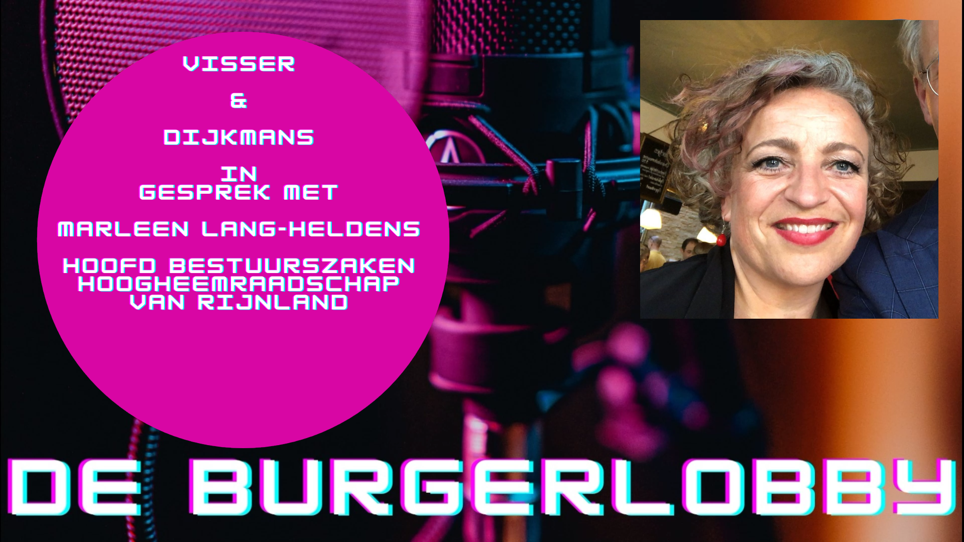 Lees meer over het artikel De Burgerlobby in gesprek met Marleen de Lange- Heldens van het Hoogheemraadschap van Rijnland