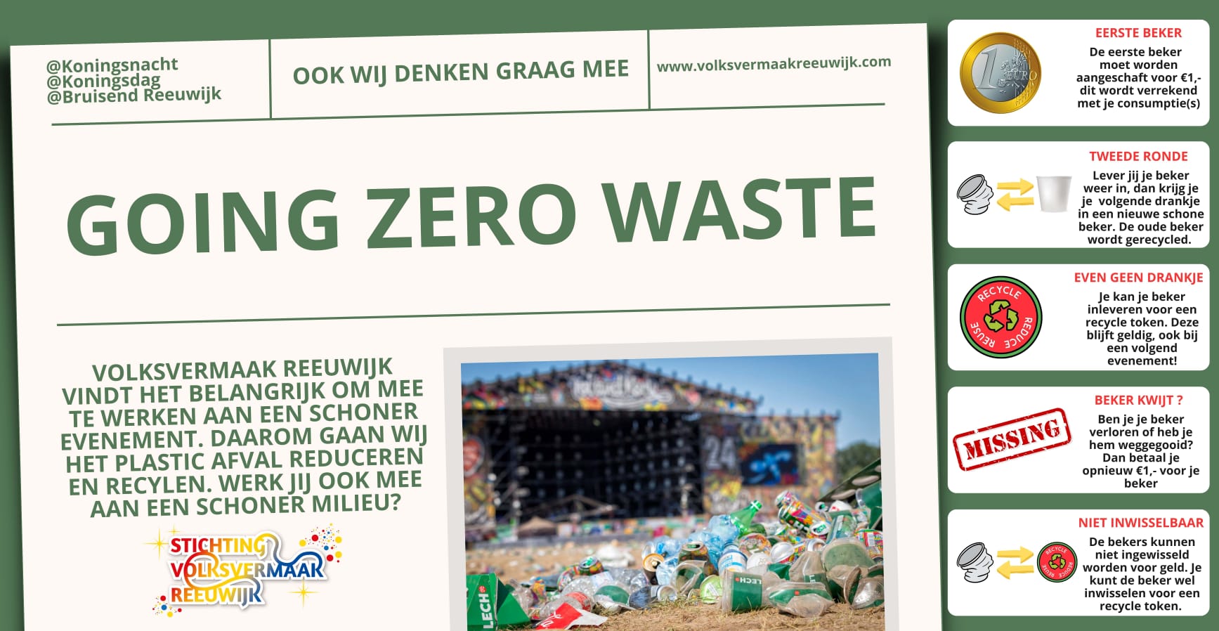 Lees meer over het artikel Stichting Volksvermaak gaat voor zero waste