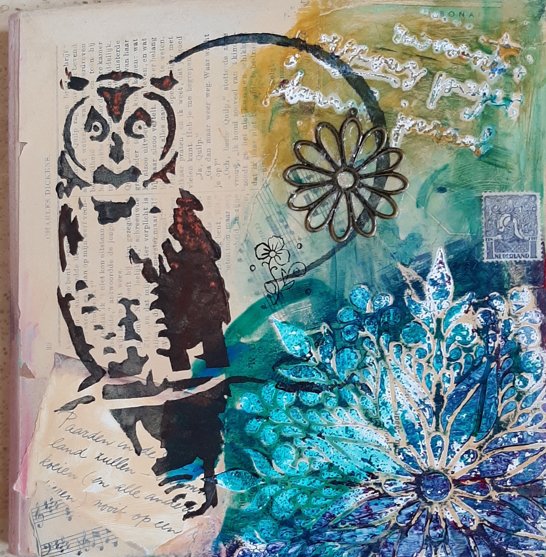 Lees meer over het artikel Mixed Media art journal in Huis van Alles Driebruggen