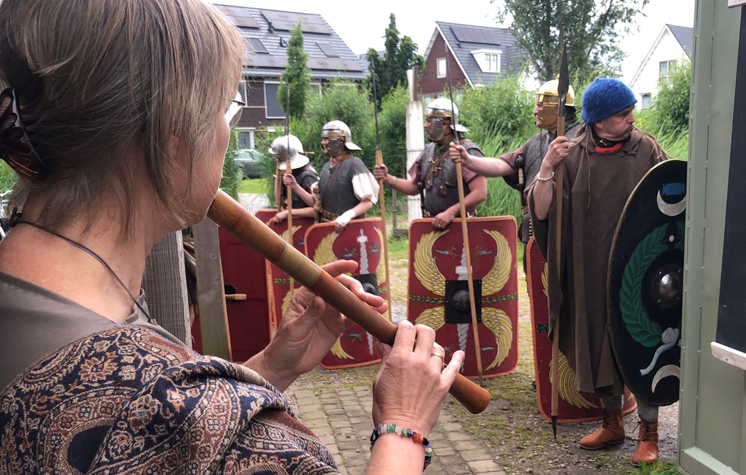 Lees meer over het artikel Geslaagde Romeinen happening op de Hortus Populus