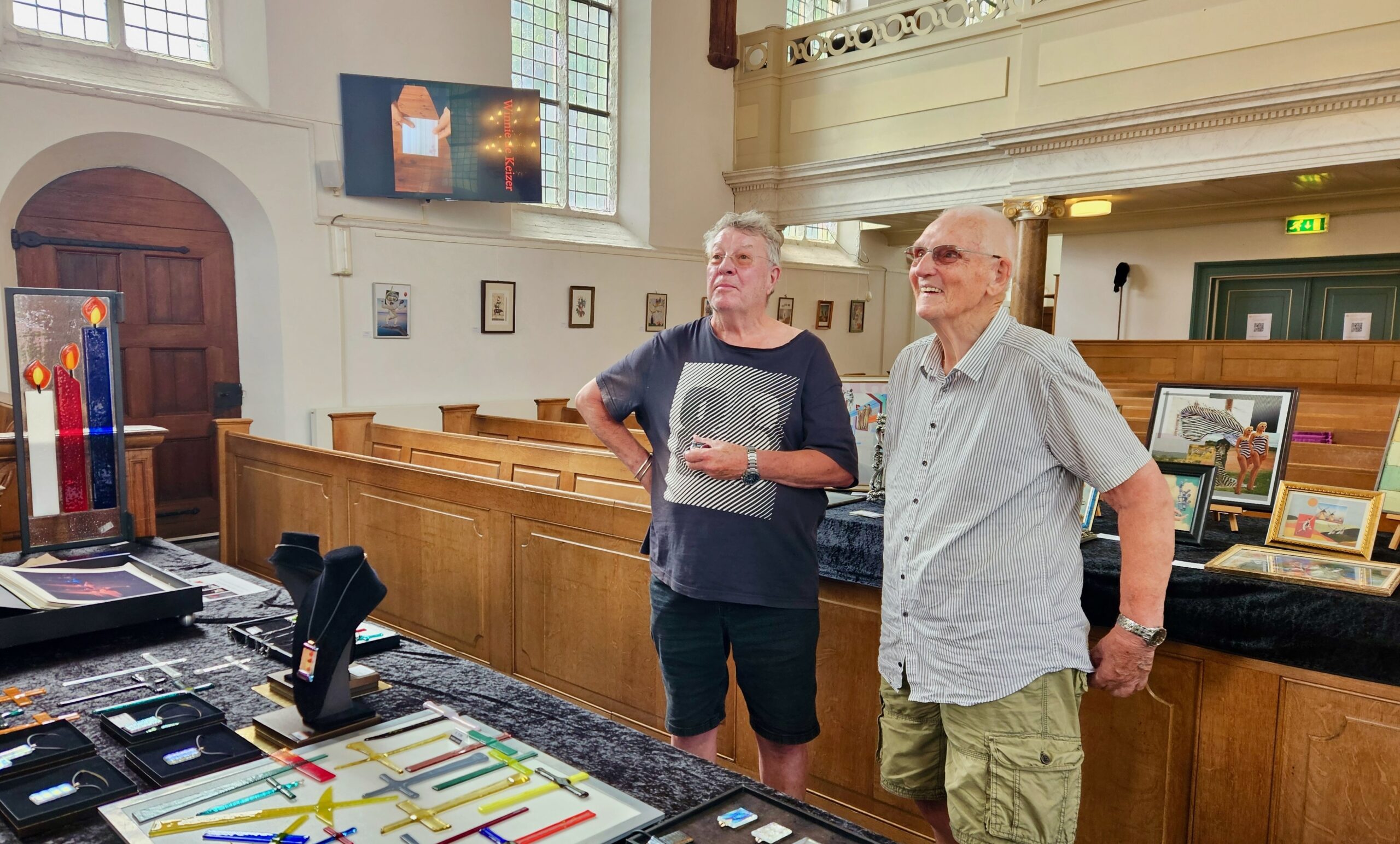 Lees meer over het artikel Bodegraafse kunst in Dorpskerk Zwammerdam goed bezocht